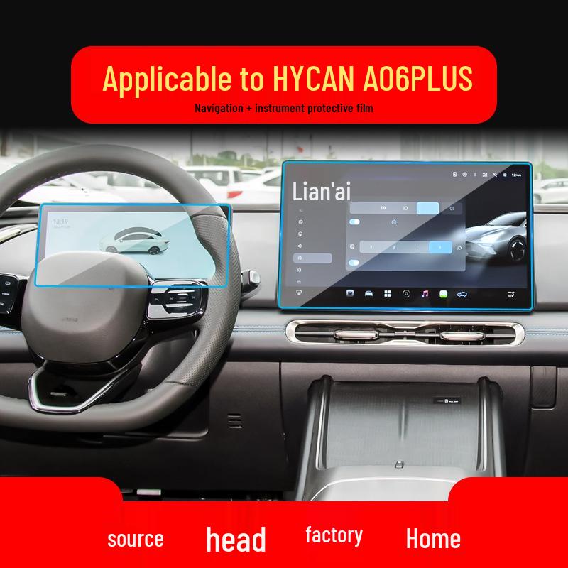 Hycan A06 Navigation and Instrument Screen Protective Film for 24 Models