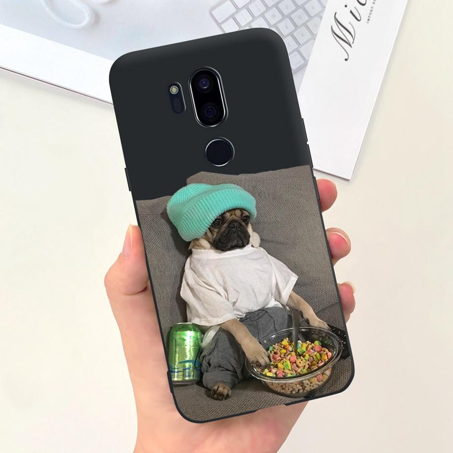 For LG G7 ThinQ G7 Plus Case Luxury Soft Silicone TPU Bumper Phone Cover for LG G6 G6+ Plus Capa Panda Rabbit Goothic Style Case