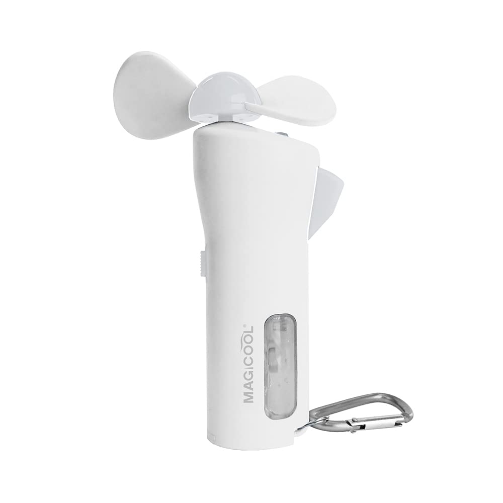 

Daisaku Shoji Mist Fan Quick Cool Handy Mobile Fan with Mist Cooling Function High Power Air Blower QCHP1WH White білий