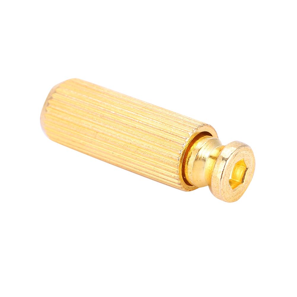 2 Pcs 8mm   Electric Guitar Tremolo Bridge Studs &  s for   (Gold)