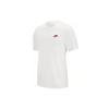 Sportswear Embroidered Logo Micro Mark Solid Color Casual Round Neck Short Sleeve White Men's AR4999-100