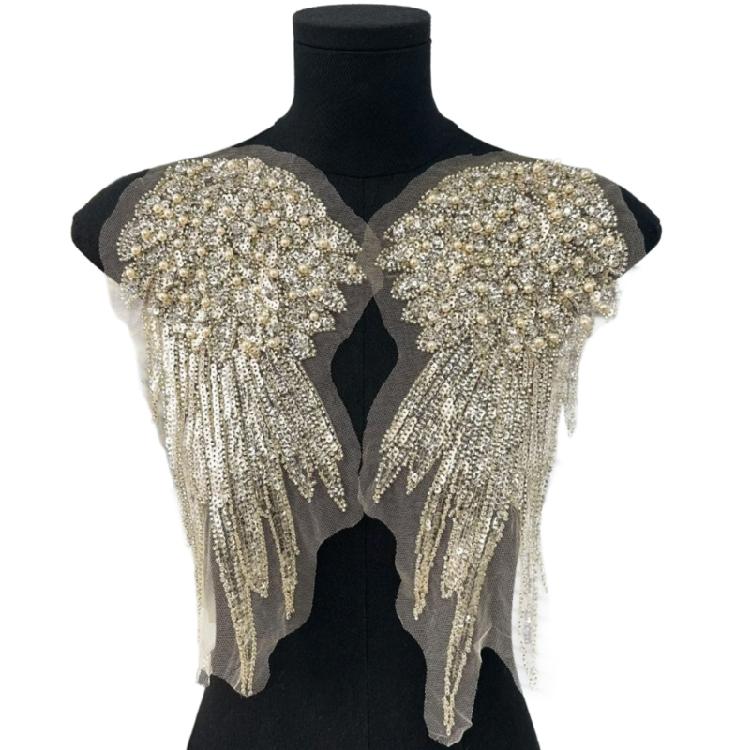 2lots Backpack Light Weight Patches Wedding Dress Appliques Cloth Sewing Patches for Parties Or Weddings