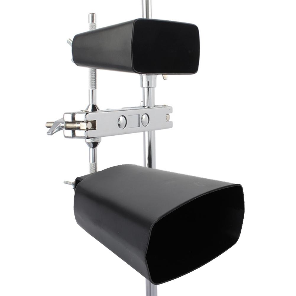 7palcový černý kovový kravský zvonec, zvonek na dobytek, perkuse, hudební nástroj, 7 palců