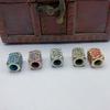 Barrel Paracord Bead Bracelet Keychains Handcraft Pendant DIY Outdoor Accessory