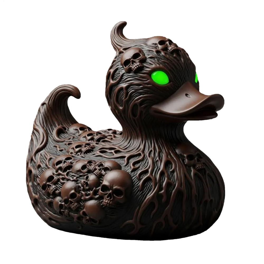 Duck Figurine Resin Halloween Duck Statue Outdoor Festive Desktop Home Decoration For Entryway Nightstand Workplace Dorm