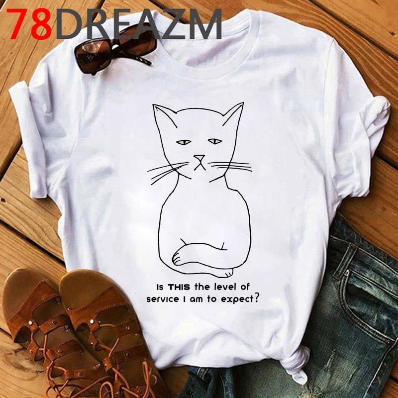 Lustige Katze 3D-Druck Damen T-Shirt Sommer Top Kawaii Kätzchen T-Shirt Unisex Koreanischer Stil Kleidung Niedliche Hip Hop Oberteile Weiblich