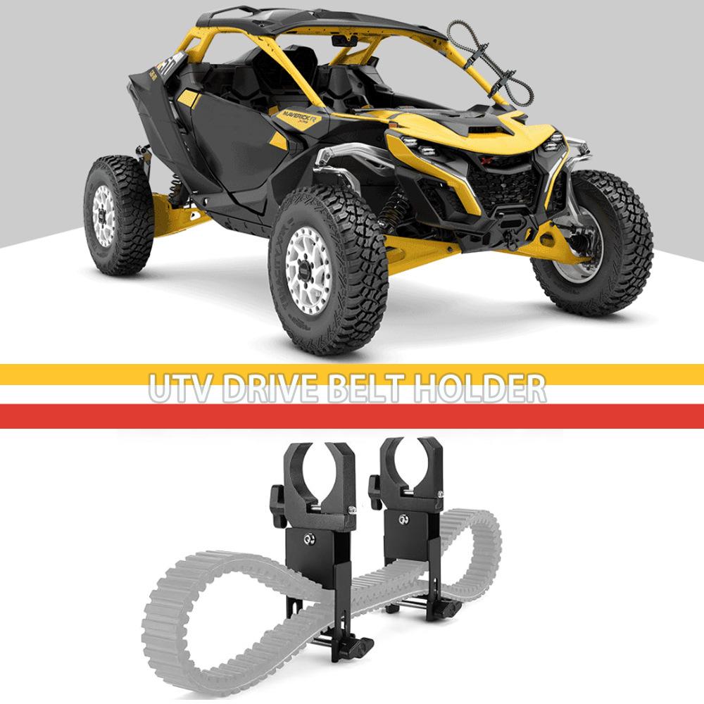 Pair 1.5-2" UTV Steel Belt Bracket Fit For Polaris RZR 800 S 900 1000 XP for Can-Am Maverick X3 for Cf Moto for Arctic Cat