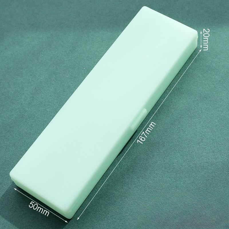 1 Piece Mini Pencil Pouch Small Fashion Simplicity Solid Color Series Pencil Case Back To School Lovely Stationery Storage Box
