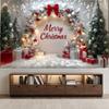 Christmas Decoration Arch Christmas Trees Gift Box Background Merry Christmas Banner Party Photo Backdrop Photography Background
