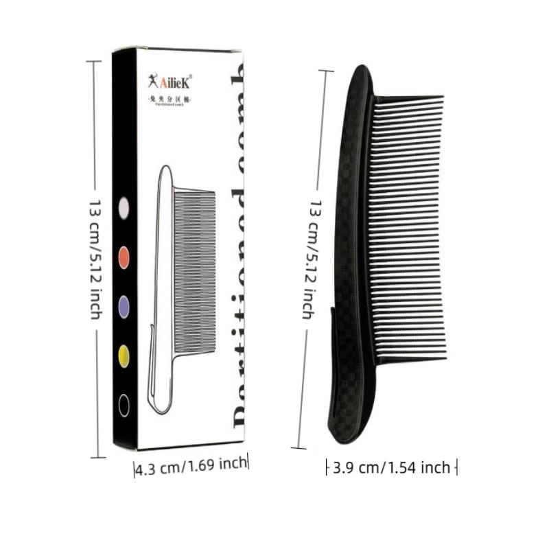 1 Pcs Salon Hair Clips Comb Wide Teeth Hairdressing Cutting Dying Hair Layering Clip Styling Clips Professional Barber Shop