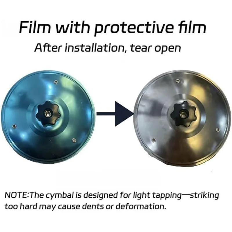 Small Compact Car Cymbals, Drum Cymbals, Easy To Install On Exhaust Ports, Loud Drum Sound Accessories