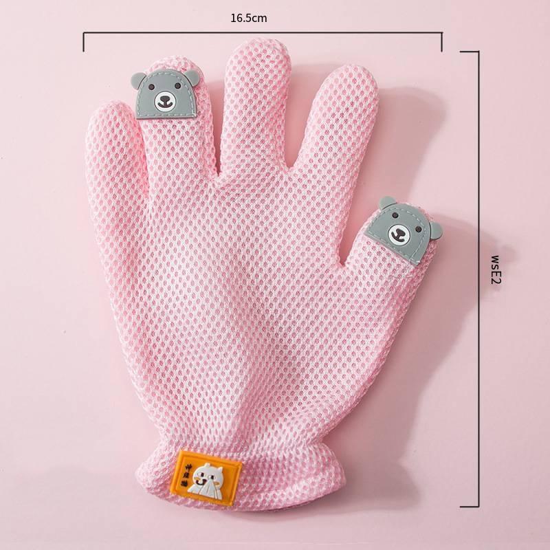 Silicone Pet Grooming Glove CatDog Hair Remover Brush Gentle MassageComb EfficientFloating Hair Removal Bathing Tool PetSupplies