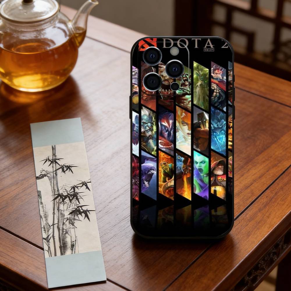 Dota 2  Phone Case For iPhone 17, 16,15,14,13,12,11 Plus,Pro Max, Others Soft Black Cover