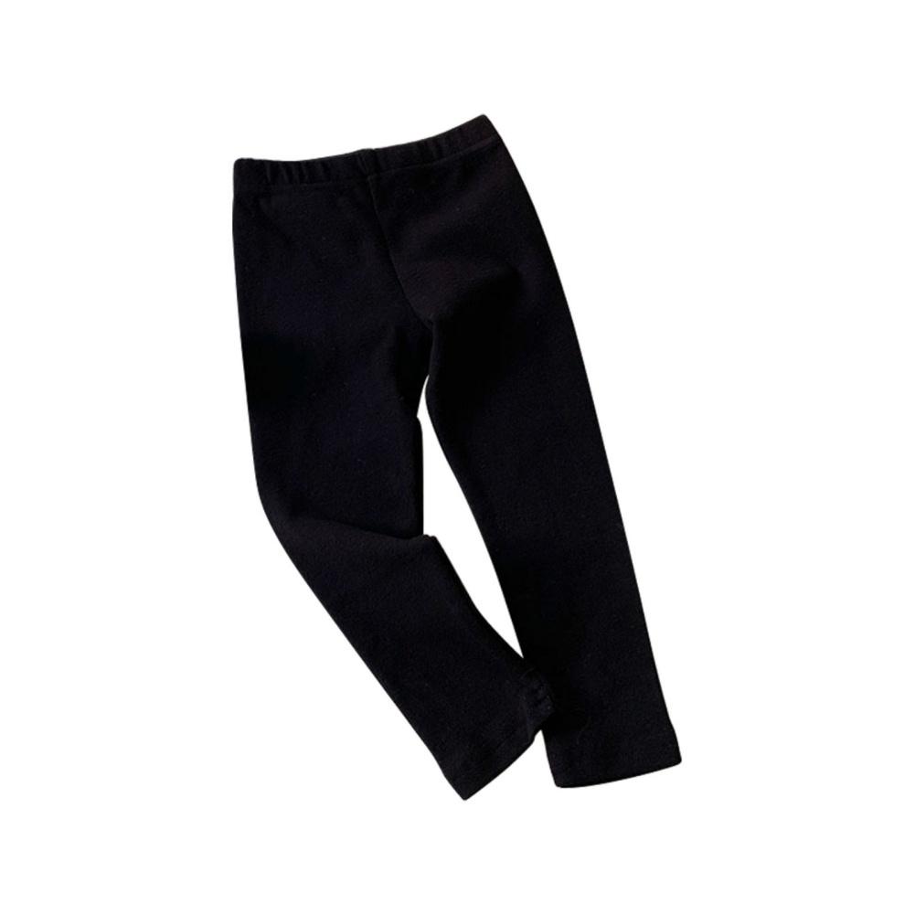 Girls' Leggings Solid Color Kids Elastic Pants