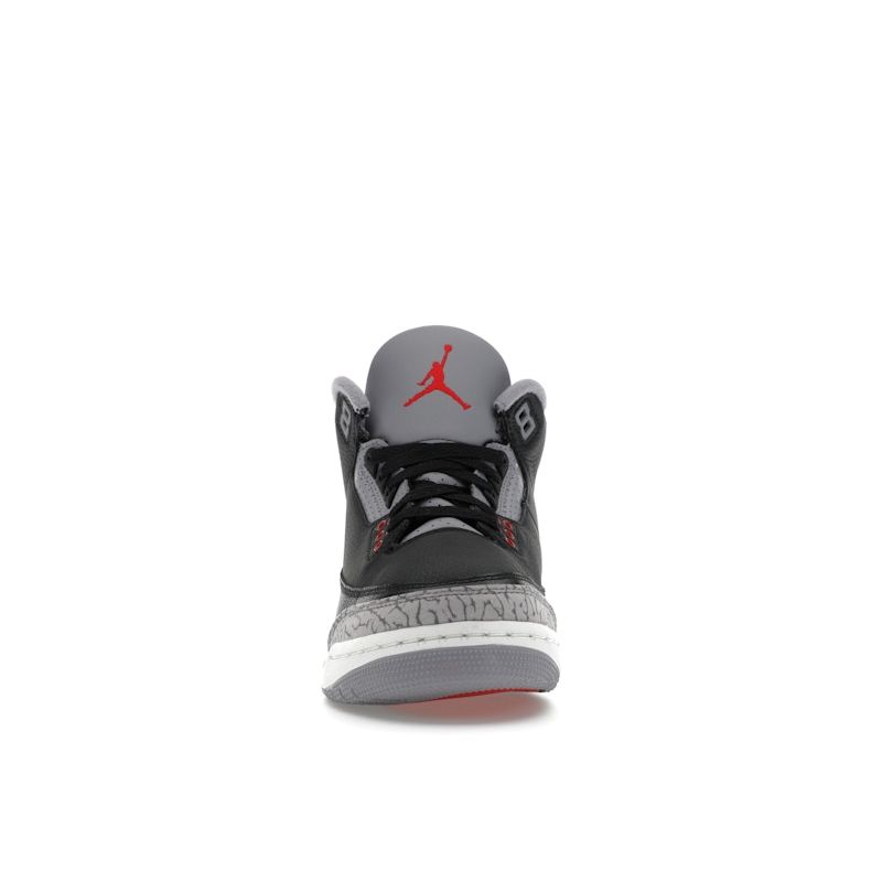 Air Jordan 3 Retro OG GS Black Cement 2024 Dětské tenisky Fire-Red Cement-Grey Sail DM0967-010