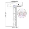 T Square Ruler Clear Acrylic T Shape Ruler Clear Transparent In Both Inches and Metric Measurements Straight Ruler Tool