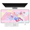 Anime Project Sekai Mouse Pad Office Kawaii PJSK Desk Pad Computer Gaming Accessories Stitch Edge Natural Rubber Keyboard Mat