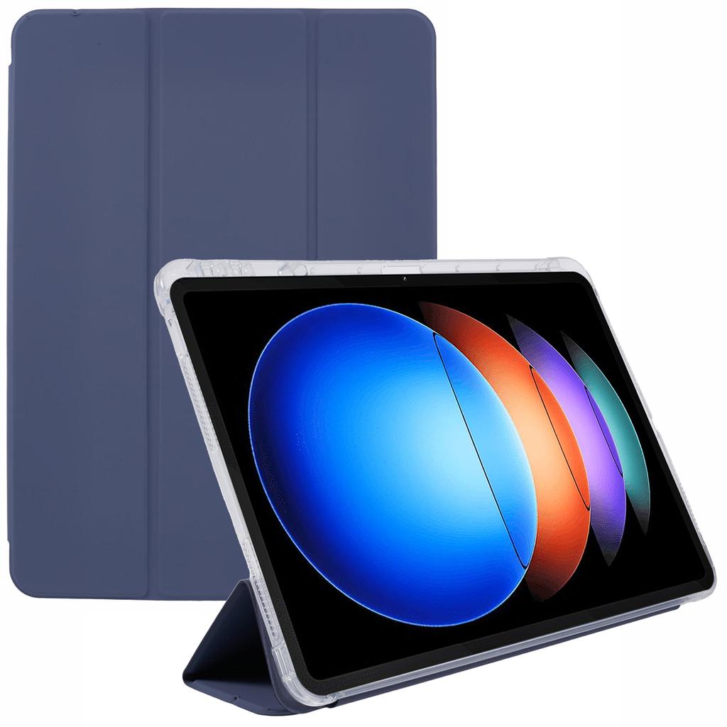 For Xiaomi Pad 6S Pro 12.4 Case Tri-fold Stand Leather Tablet Cover with Pen Slot