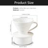Coffee Filter Cup Holder Reusable Portafilter Espresso Coffee Dripper Funnel Ceramic Accesorios Cafe Coffeeware