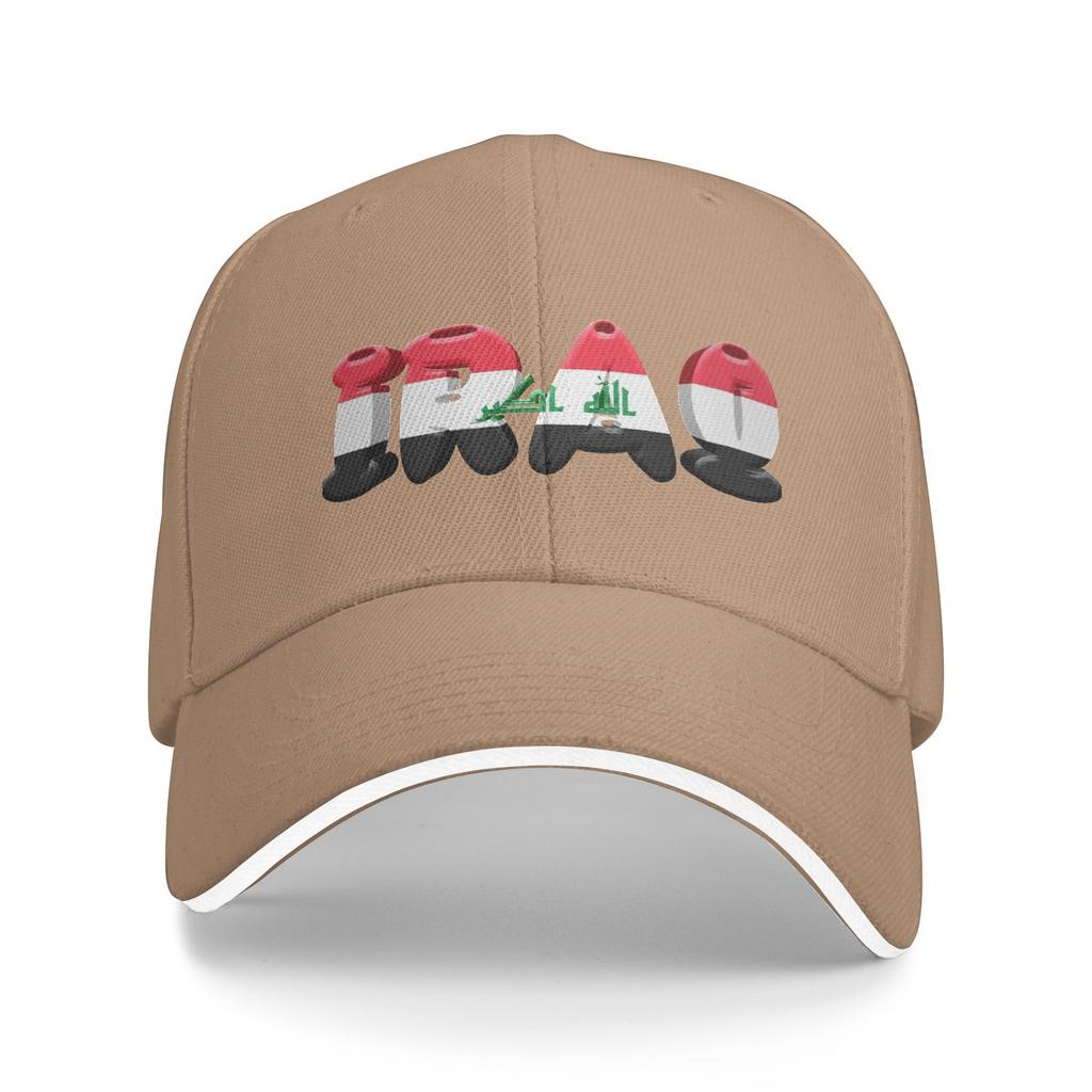 Unisex Iraq Flag Iraqi Outdoor Hat  Adjustable Baseball Caps New Baseball Cap Sunscreen Hats