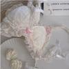 Girls Bras Cute Sweat Lace White Underwear Strap Backless Push Up Bras Inner Tops Underwear Female Lingerie With Pad