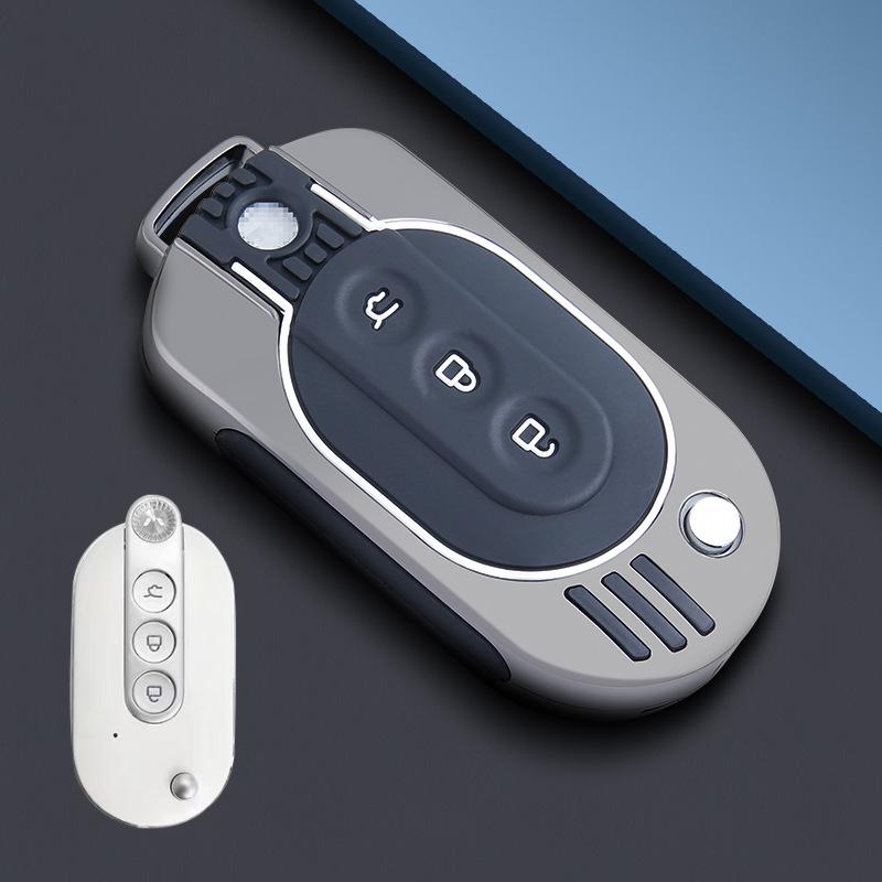 

22-Piece Key Cover Set for Wuling Hongguang Mini EV: Mini Macaron GAMEBOY Car Shell with Bag & Buckle