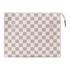 Poche Toilette Damier Azur Beschichtetes Canvas Kulturtasche Damen Kulturtasche Beige N40929