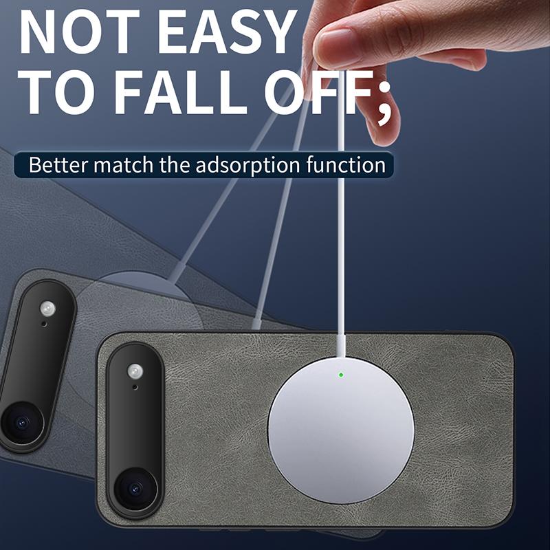 For iphone 17 Air Luxury Magnetic Wireless Charge Phone Case For iphone 17 AIR Shockproof Matte Leather Back Cover 17 Air Cases