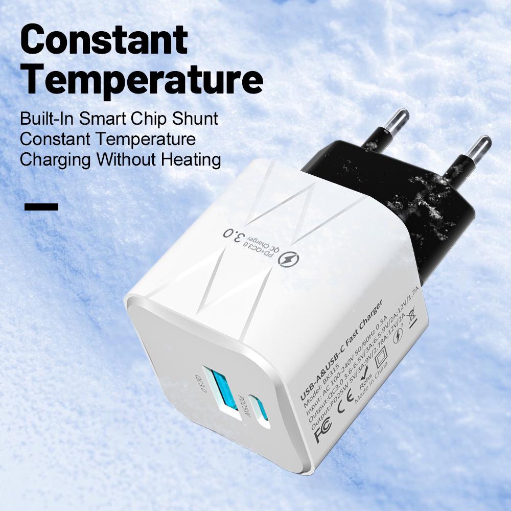 65W PD Charger with QC3.0 for Fast Charging Phone & Tablet - EU Standard