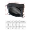 Fin Tube Radiators Fin Heat Exchangers Air Conditioner Condenser Aluminum Fin Condenser Coil for Refrigerator Freezer Copper