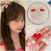 10PCS Cherry Themed Hair Claw Clip Fashionable Acrylic Claw Clip for Girls and Women Fruit Theme Braid Clip for Kids