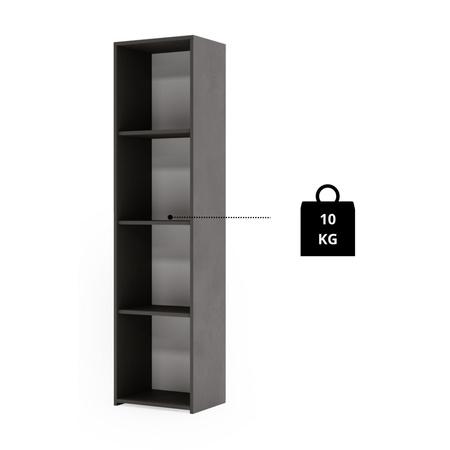 Shelving Unit LONI 160x40 Cm - Color Gray