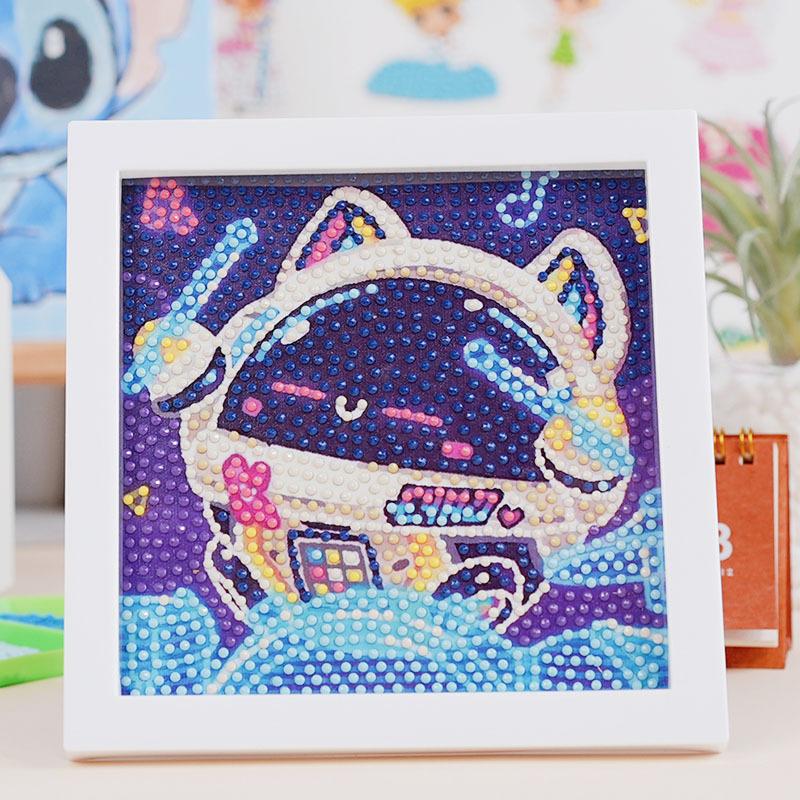 Children'S Diamond Painting Handmade Diy Masonry Painting Cartoon Diamond Sticker Bedroom Living Room Decorative Painting Photo Frame