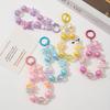 Colorful Sanrio Bow Cartoon Beaded Phone Chain & Keychain