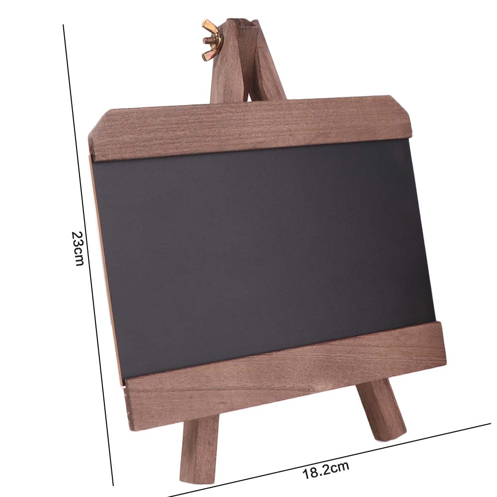 Collapsible Desktop Memo Board Mini Small Wooden Blackboard Rustic Message Board Wedding Decor