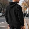 Men's Color Hoodie with Patch Pocket Long Sleeve Casual Athletic Sweatshirt