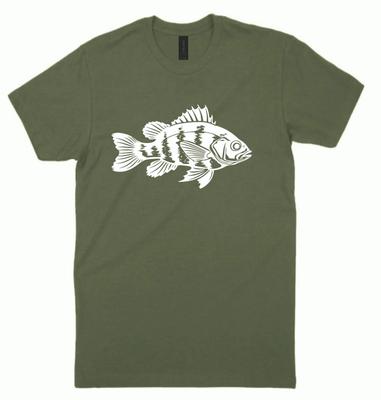 T-shirt Pesca alla Persica Regalo Pescatore Pescatore Pesca Grossolana Sergente