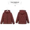 Women’s Short Hooded Windproof Thicken Warm Winter Jacket