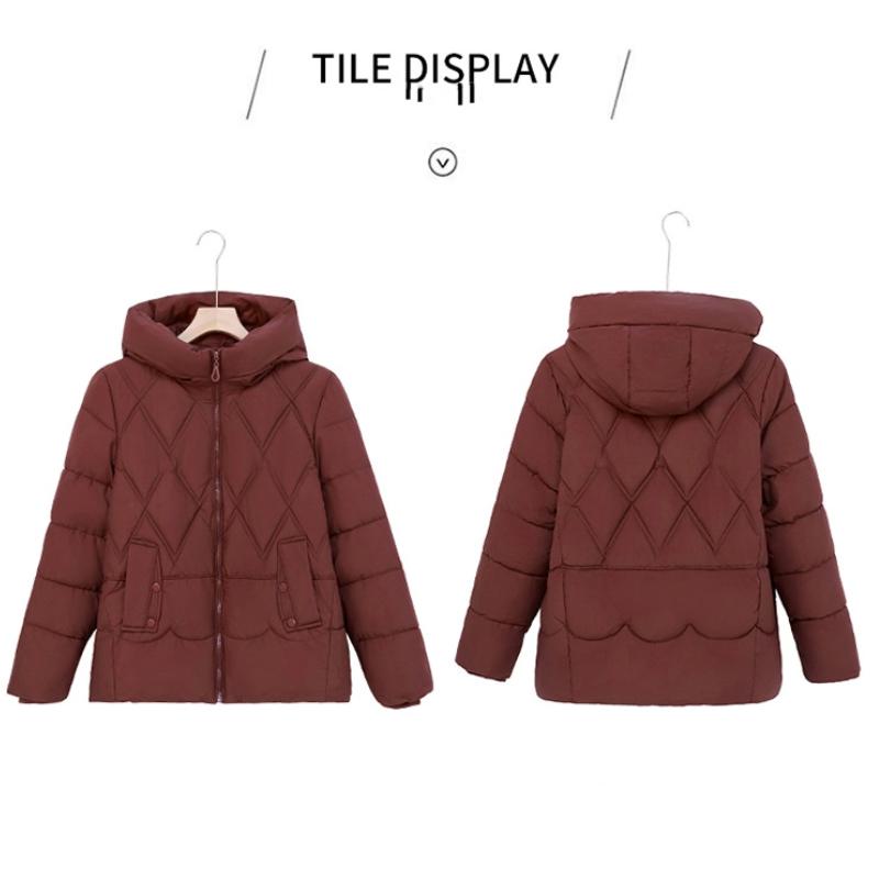 Women’s Short Hooded Windproof Thicken Warm Winter Jacket