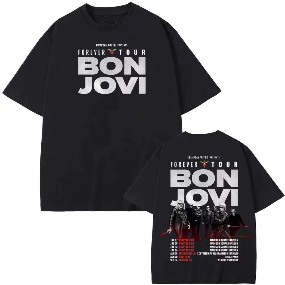 2026 Grunge Band Forever Tour 2026 Sommer Lässiges Baumwoll-T-Shirt Bequem Hochwertig Grafik