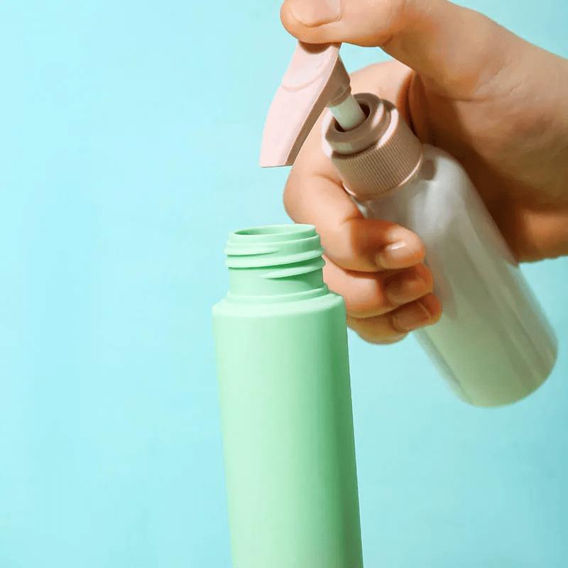 4pcs 50ML Silicone Travel Bottles Accessories Portable BPA Free Leak Proof Squeezable Size Containers Travel Essentials Sets