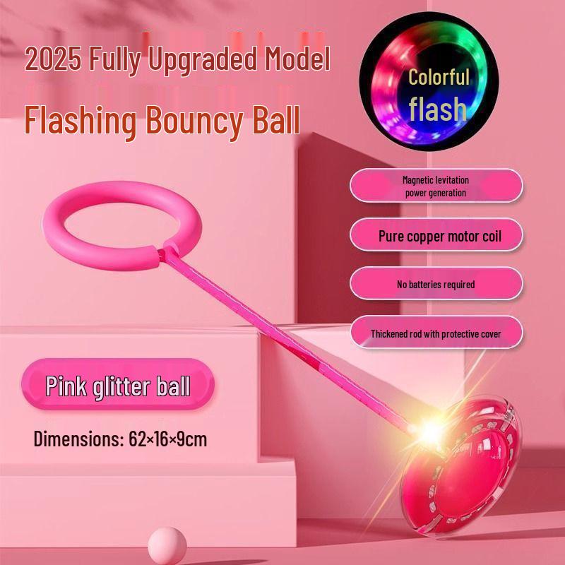 2026 Luminous Ankle Bouncing Ball - Children s Rotating Flash Foot Ring Hula Hoop