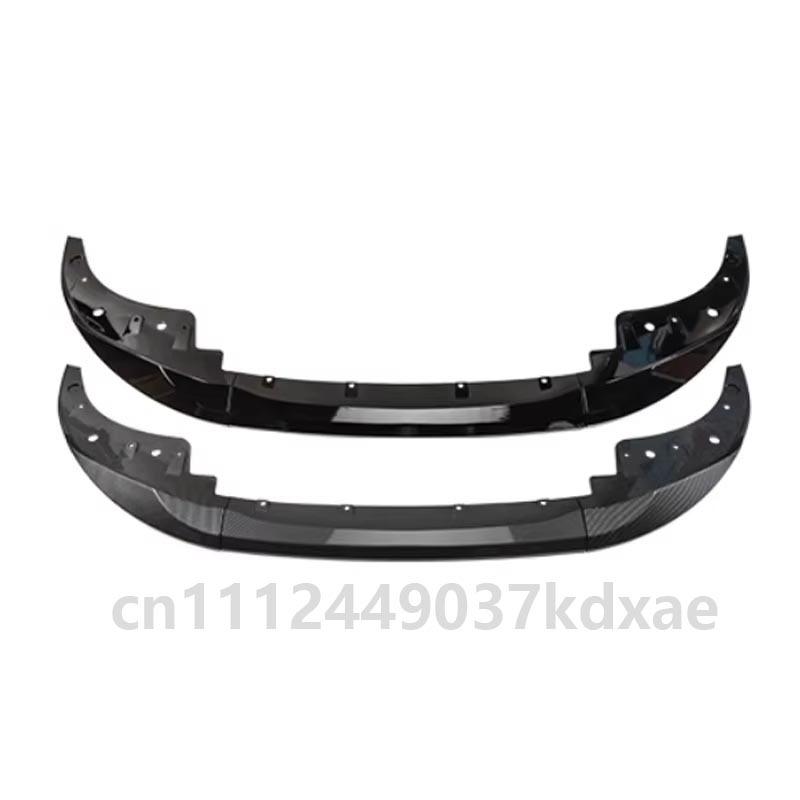 For 2020+ BMW 4 Series 425i 430i G22 G23 MP Front Bumper Spoiler Lip Carbon Fiber Look/Gloss Black Lower Air Dam Protector