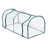 Außenpflanzenabdeckung Rahmen Abnehmbar Stahl Reißverschluss Garten Gewächshaus PVC Warm Garten Haushalt Pflanzen Gewächshausabdeckung