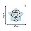 Computer embroidery clothing accessories Embroidery cloth stickers DIY handbook accessories Original embroidery patches