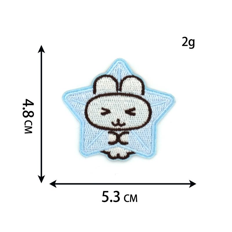 Computer embroidery clothing accessories Embroidery cloth stickers DIY handbook accessories Original embroidery patches