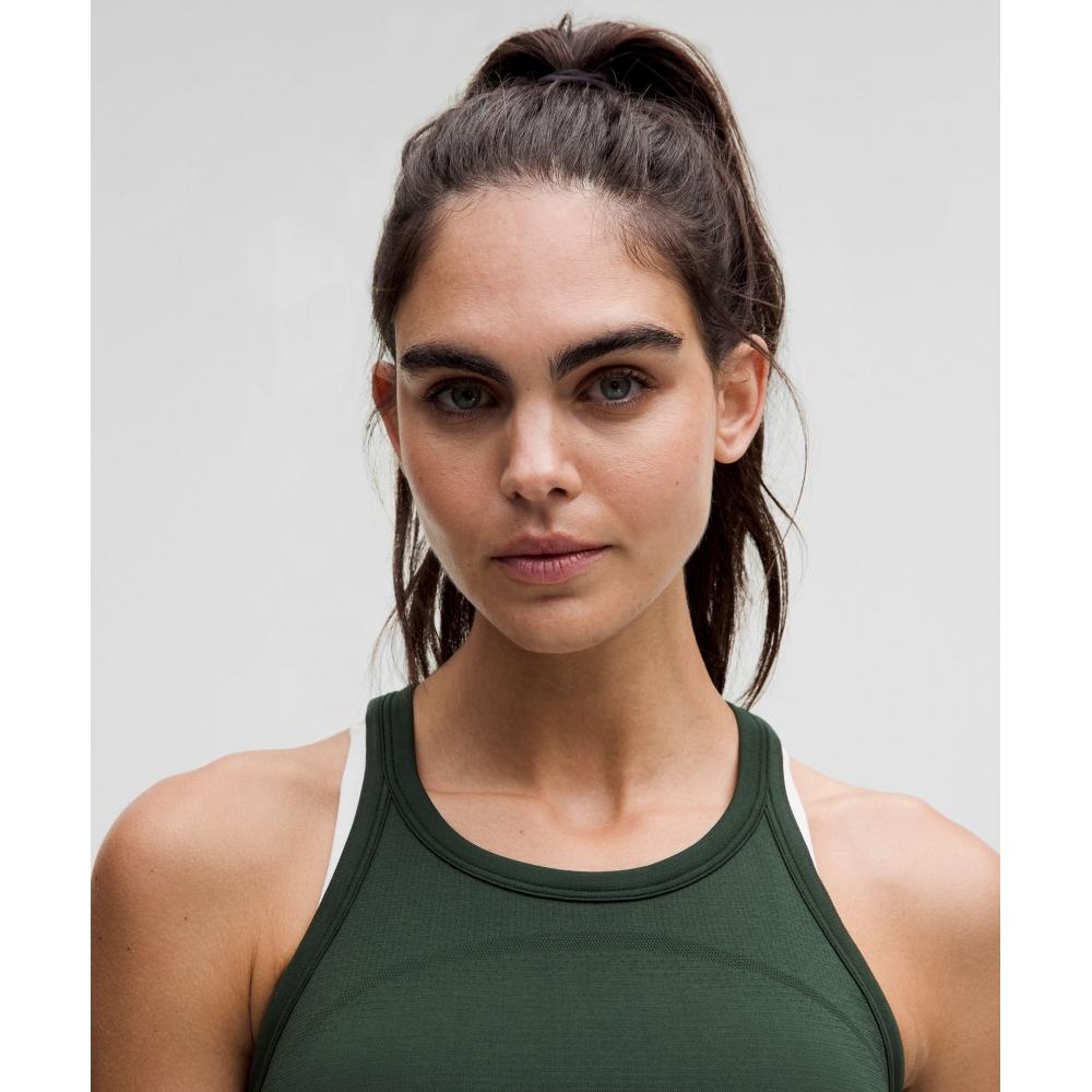 Lululemon Swiftly Tech Cropped Racerback Tank Top 2.0 Legacy Green Legacy Green