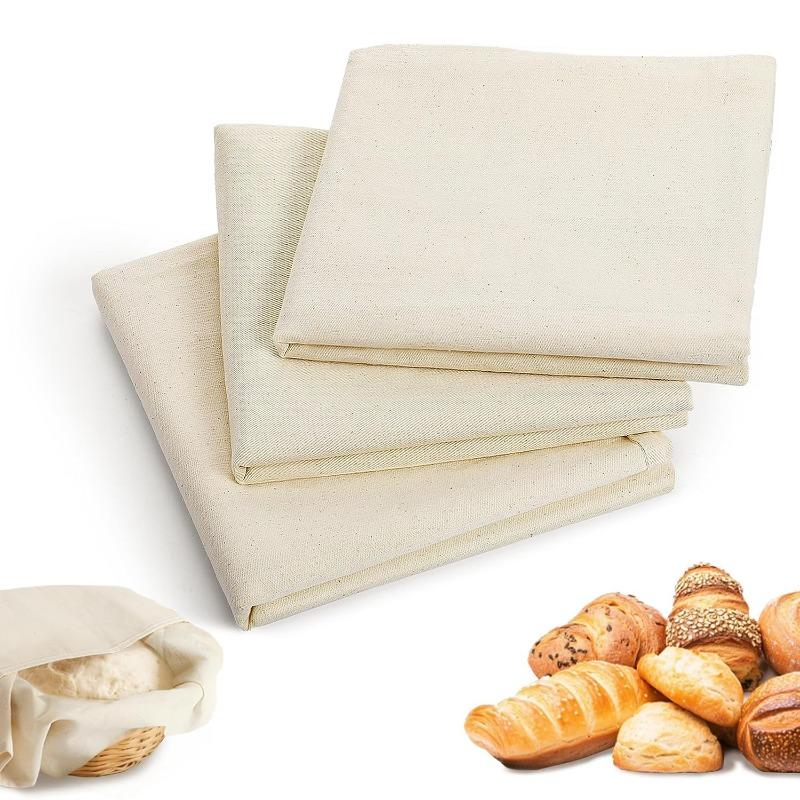 S/M/L Dough Fermented Cotton Cloth Kitchen Dining Bakers Pans Dough Couche Pastry Proofing Cloth Baking French Bread Bakers Tool