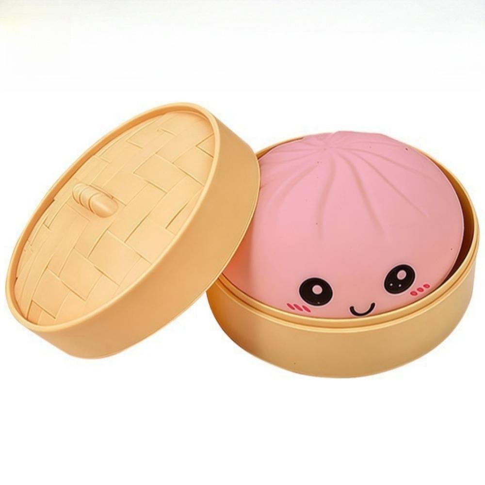 Toys Kids Childrens Simulated Colorful Dumpling Squishy Slow Rising Stress Relief Fidget Ball, Soft Squeeze Decompression Toy for Adults