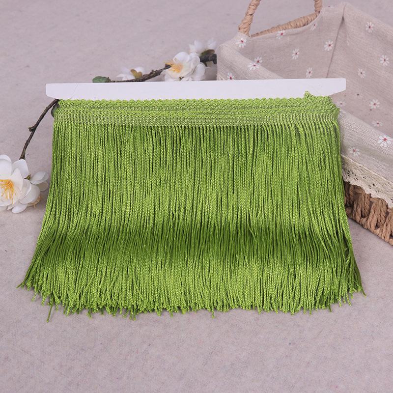Polyester Fringe Tassel Trim (10-20cm) for Stage Costumes, Curtains, Carpets, and Lace Decorations